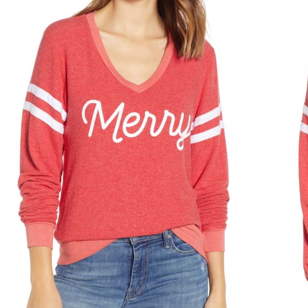 Wildfox “Merry” beach pullover